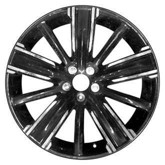 CCI® - 10 Alternating-Spoke Dark Charcoal with Machined Accents 20x8.5 Alloy Factory Wheel - Remanufactured