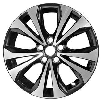 CCI® - 5 V-Spoke Black with Machined Face 18x7.5 Alloy Factory Wheel - Remanufactured