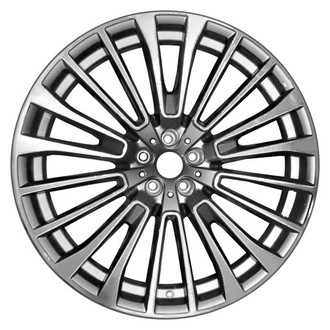 CCI® - 10 V-Spoke Medium Charcoal with Machined Face 22x10.5 Alloy Factory Wheel - Remanufactured