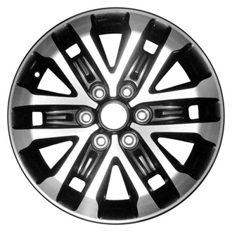 CCI® - 6 V-Spoke Machined With Black Satin Clear Accents 17x8.5 Alloy Factory Wheel - Remanufactured