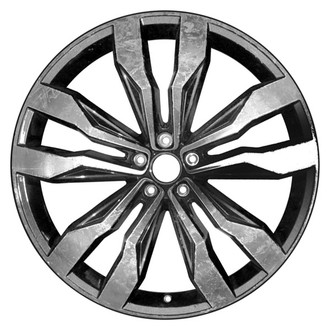 CCI® - 5 V-Spoke Machined with Charcoal Metallic Accents 21x9 Alloy Factory Wheel - Remanufactured