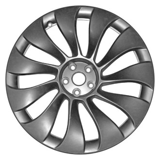 CCI® - 11 Turbine-Spoke Machined and Dark Charcoal 21x9.5 Alloy Factory Wheel - Replica