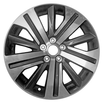 CCI® - 10-Spoke Machined and Dark Charcoal 18x7 Alloy Factory Wheel - Remanufactured
