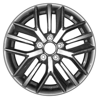 CCI® - 15-Spoke Machined and Medium Charcoal Metallic 17x7.5 Alloy Factory Wheel - Remanufactured