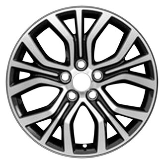 CCI® - 5 W-Spoke Black with Machined Face 18x7 Alloy Factory Wheel - Remanufactured