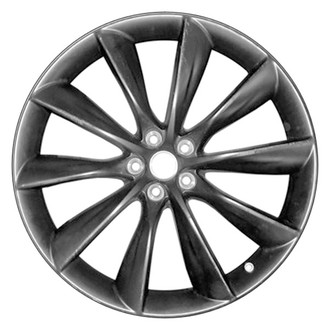 CCI® - 10 Turbine-Spoke Silver 22x10 Alloy Factory Wheel - Remanufactured