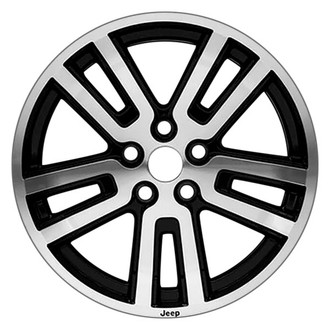 CCI® - Double 5-Spoke Black with Machined Face 18x7 Alloy Factory Wheel - Remanufactured