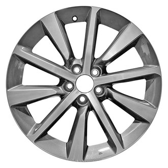 CCI® - 10 I-Spoke Machined Medium Charcoal Metallic 20x9 Alloy Factory Wheel - Remanufactured