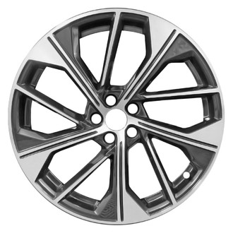 CCI® - 10-Spoke Machined Metallic Black 21x8.5 Alloy Factory Wheel - Remanufactured