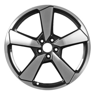 CCI® - 5-Spoke Machined Metallic Black 20x8 Alloy Factory Wheel - Remanufactured