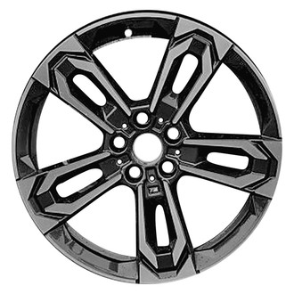 CCI® - 5 Split-Spoke Machined Black 19x8 Alloy Factory Wheel - Remanufactured