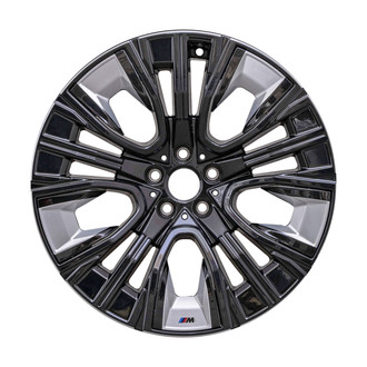 CCI® - 15 I-Spoke Machined Flange Gloss Black 20x9 Alloy Factory Wheel - Remanufactured