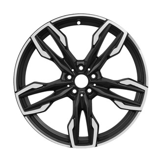 CCI® - Double 5-Spoke Machined Gloss Black 21x9.5 Alloy Factory Wheel - Remanufactured