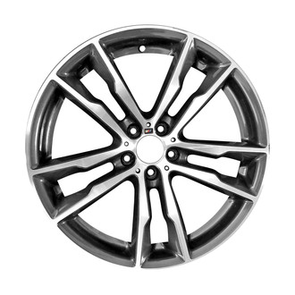 CCI® - Double 5-Spoke Machined Dark Charcoal 20x11.5 Alloy Factory Wheel - Remanufactured