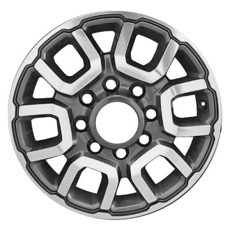 CCI® - 12-Slot Polished Medium Charcoal Metallic 18x8 Alloy Factory Wheel - Remanufactured
