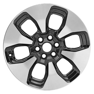 CCI® - 6-Spoke Machined Gloss Black 22x8.5 Alloy Factory Wheel - Remanufactured