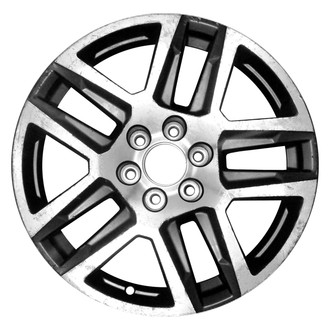 CCI® - 5 Double-Spoke Machined and Dark Charcoal 20x9 Alloy Factory Wheel - Replica