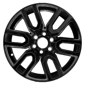 CCI® - 6 Double-Spoke Black 20x9 Alloy Factory Wheel - Replica