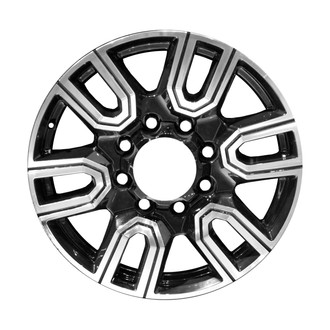 CCI® - 6 Double-Spoke Machined Gloss Black 20x8.5 Alloy Factory Wheel - Replica