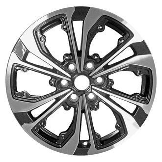 CCI® - 12 I-Spoke Machined Black Metallic 19x8.5 Alloy Factory Wheel - Replica