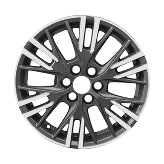 CCI® - 24 I-Spoke Machined Medium Charcoal Metallic 18x7.5 Alloy Factory Wheel - Remanufactured