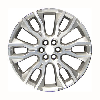 CCI® - 6 Split-Spoke Machined Medium Hyper Silver 22x8.5 Alloy Factory Wheel - Remanufactured