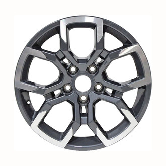 CCI® - 5 Split-Spoke Machined Dark Bluish Charcoal 17x7.5 Alloy Factory Wheel - Remanufactured