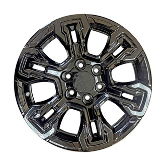 CCI® - 6 Split-Spoke All Painted Black 18x8.5 Alloy Factory Wheel - Replica