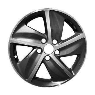 CCI® - 5 Turbine-Spoke Gray Pockets with Machined Face 17x7.5 Alloy Factory Wheel - Replica