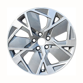 CCI® - 10-Slot Machined Bluish Charcoal 19x8 Alloy Factory Wheel - Remanufactured