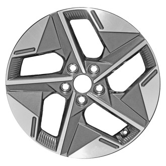 CCI® - 5-Spoke Machined Medium Charcoal 18x7.5 Alloy Factory Wheel - Replica