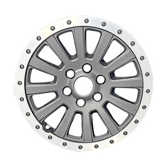 CCI® - 12 I-Spoke Machined Flange Dark Charcoal Matte 18x8 Alloy Factory Wheel - Remanufactured