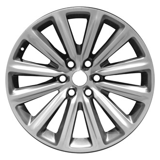 CCI® - 12-Spoke Polished Dark Charcoal Metallic 22x9 Alloy Factory Wheel - Remanufactured