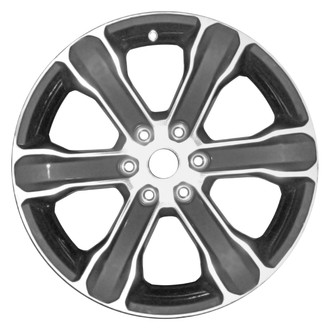 CCI® - 6 I-Spoke Machined Charcoal 20x9 Alloy Factory Wheel - Remanufactured