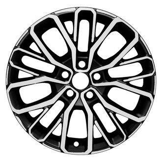 CCI® - 10 Split-Spoke Polished Medium Charcoal Metallic Satin 21x9 Alloy Factory Wheel - Remanufactured