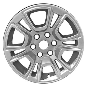 CCI® - 6 Double-Spoke Painted Medium Silver Metallic 18x8 Alloy Factory Wheel - Remanufactured