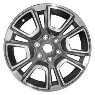 CCI® - 6 Double-Spoke Polished Dark Charcoal 18x8 Alloy Factory Wheel - Remanufactured