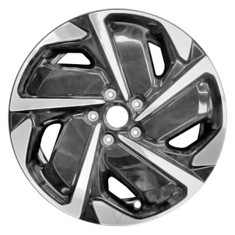 CCI® - 5-Slot Machined Gloss Black 17x7 Alloy Factory Wheel - Remanufactured