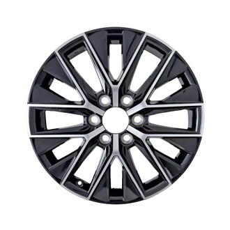 CCI® - 6 Split-Spoke Machined Gloss Black 20x7.5 Alloy Factory Wheel - Remanufactured