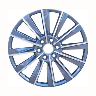 CCI® - 12 I-Spoke Machined Medium Charcoal Metallic 22x7.5 Alloy Factory Wheel - Remanufactured