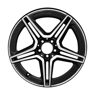 CCI® - Double 5-Spoke Machined Charcoal Silver 19x7.5 Alloy Factory Wheel - Remanufactured