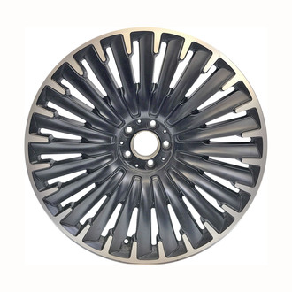 CCI® - 24 I-Spoke Machined Flange Black Matte 22x9.5 Alloy Factory Wheel - Remanufactured