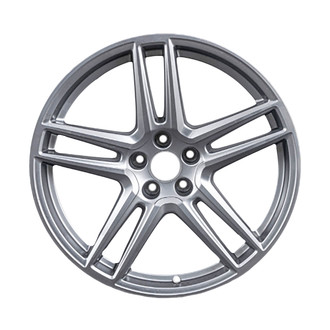 CCI® - Double 5-Spoke All Painted Medium Silver Metallic Satin 20x10 Alloy Factory Wheel - Remanufactured