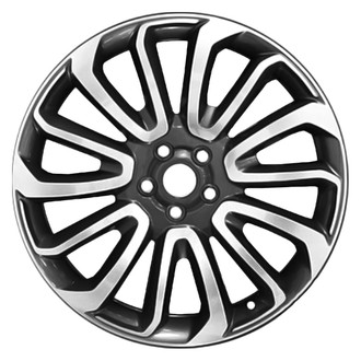 CCI® - 14 Spiral-Spoke Polished and Charcoal Metallic 22x9.5 Alloy Factory Wheel - Remanufactured