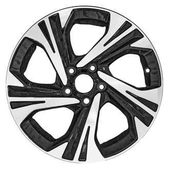 CCI® - 5-Spoke Machined Black Metallic 17x7 Alloy Factory Wheel - Remanufactured
