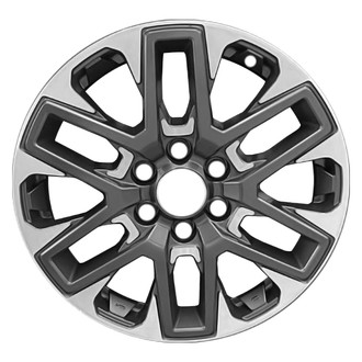 CCI® - 12-Spoke Polished Dark Charcoal Satin Clear 20x8 Alloy Factory Wheel - Remanufactured