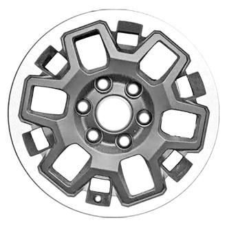 CCI® - 12 I-Spoke Machined Flange Black Matte 17x7.5 Alloy Factory Wheel - Replica