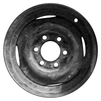 CCI® - 4-Hole Black 15x6 Steel Factory Wheel - Remanufactured