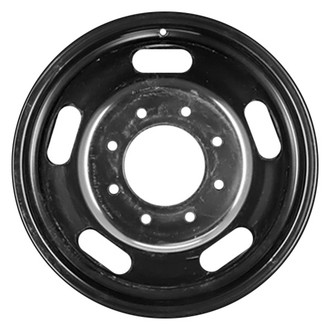 CCI® - 5-Slot Black 17x6 Steel Factory Wheel - Replica