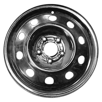 CCI® - 10-Slot Black 17x7.5 Steel Factory Wheel - Remanufactured